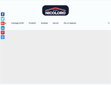 Tablet Screenshot of nicoloro.it